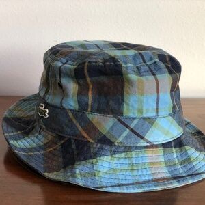 Lacoste Plaid Bucket Hat